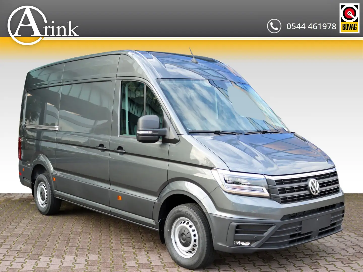 Volkswagen Crafter 35 2.0 Tdi L3H3 Highline 177Pk DSG-8 LED NAVI CRUI Grijs - 1