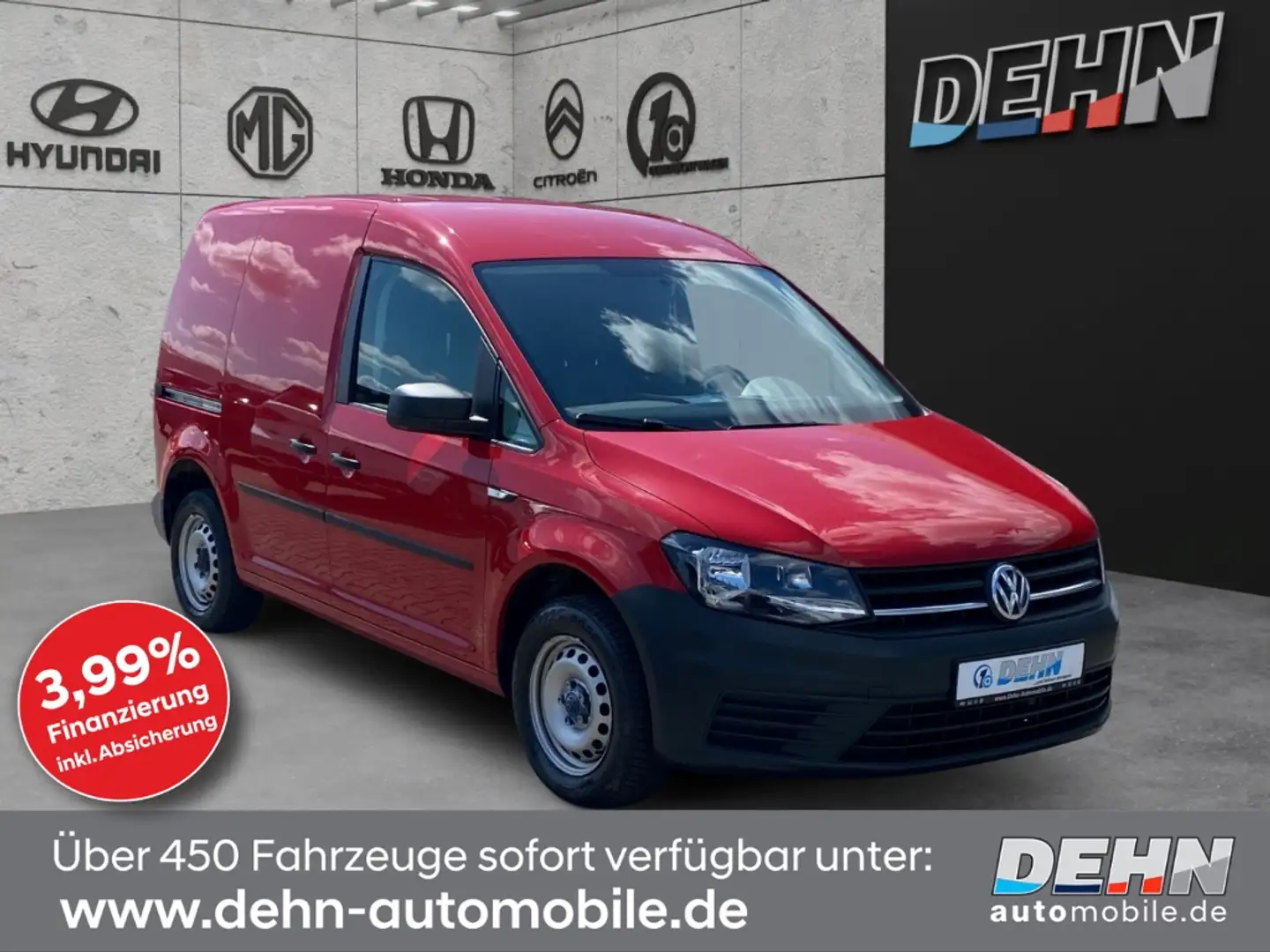 Volkswagen Caddy Kasten Eco Profi 1.0 TSI Bluetooth Klima Rot - 1