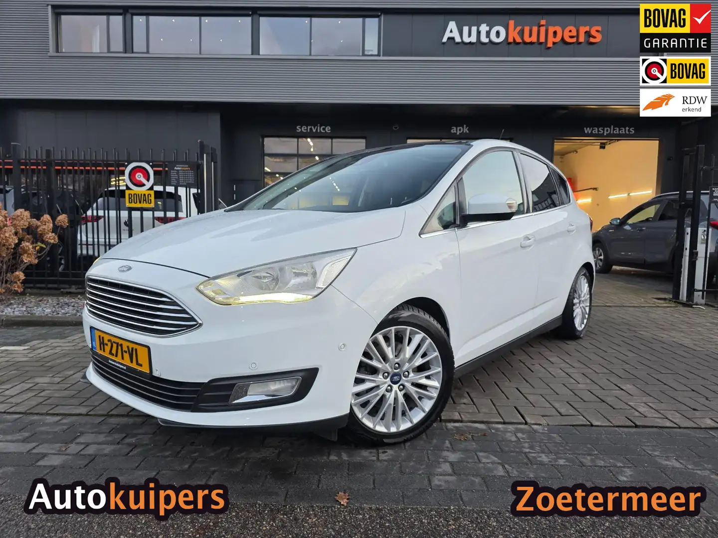 Ford C-Max 1.5 Titanium | Met o.a. cruise control, elektrisch Blanc - 1