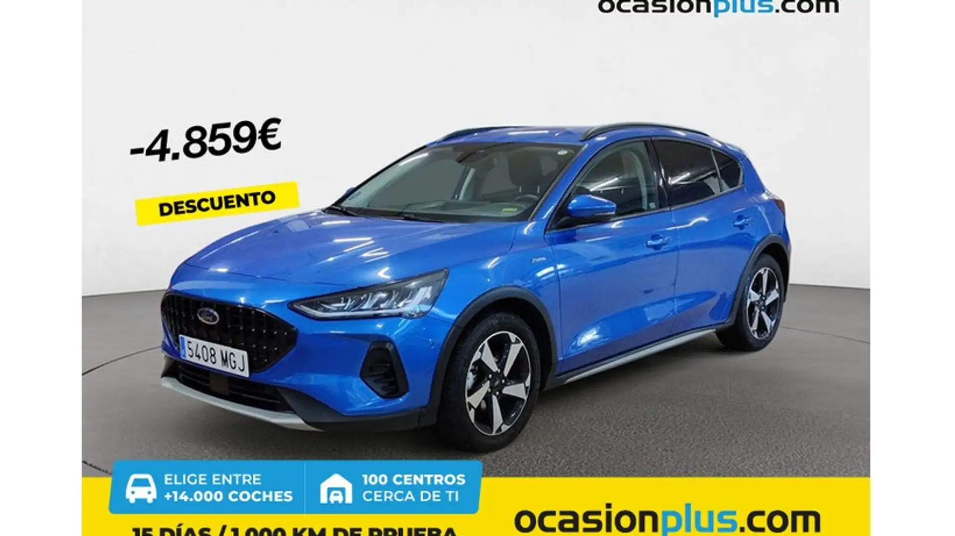 Ford Focus 1.0 Ecoboost MHEV Active 155 Blau - 1