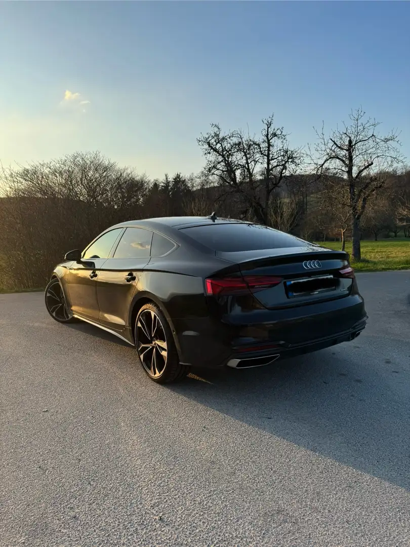 Audi A5 Sportback 40 TDI quattro S tronic line Schwarz - 2