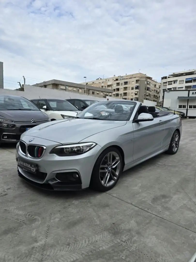 BMW 218 218dA Cabrio Gris - 1