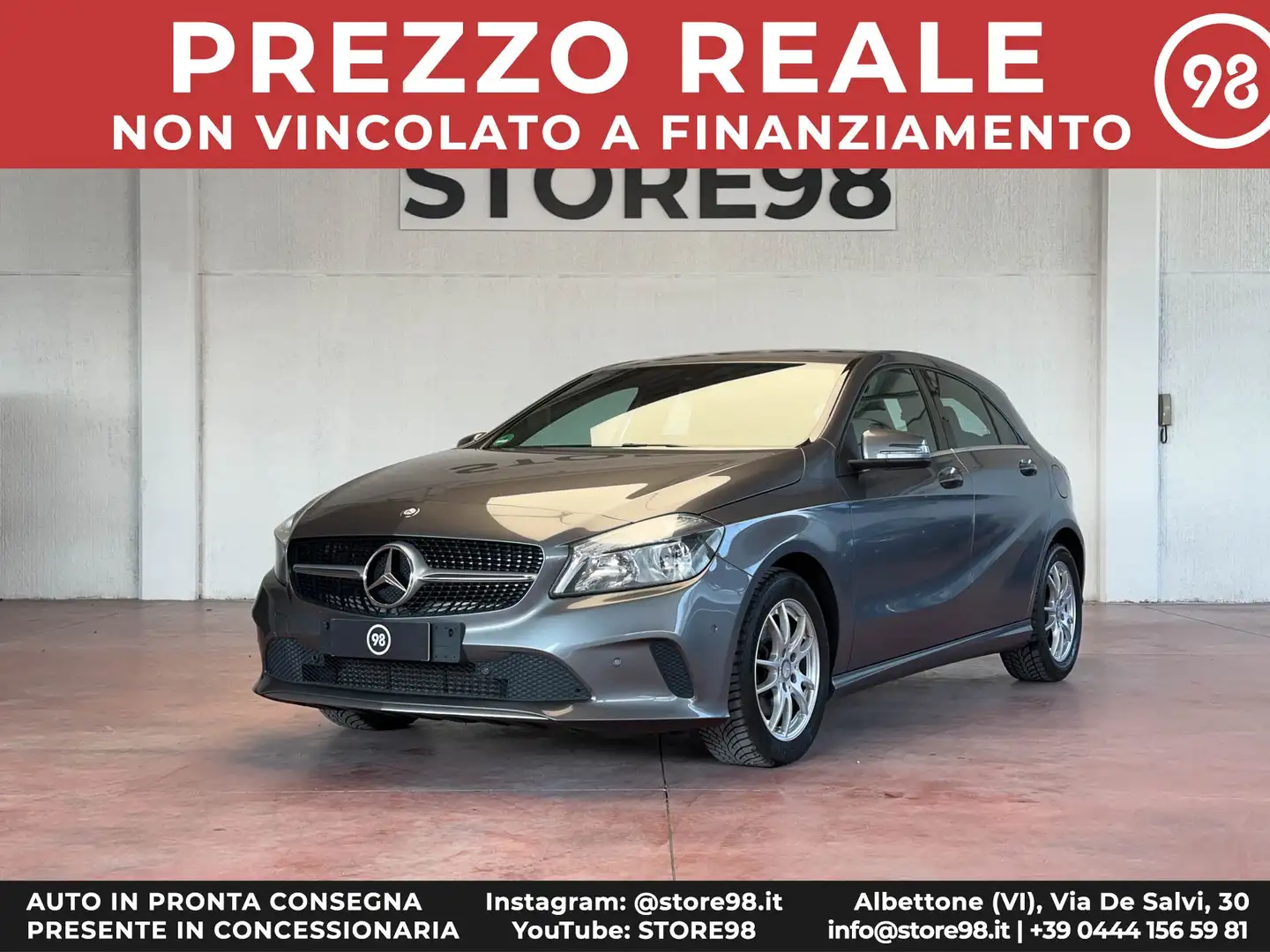 Mercedes-Benz A 200 SPORT 156CV MANUALE Grigio - 1