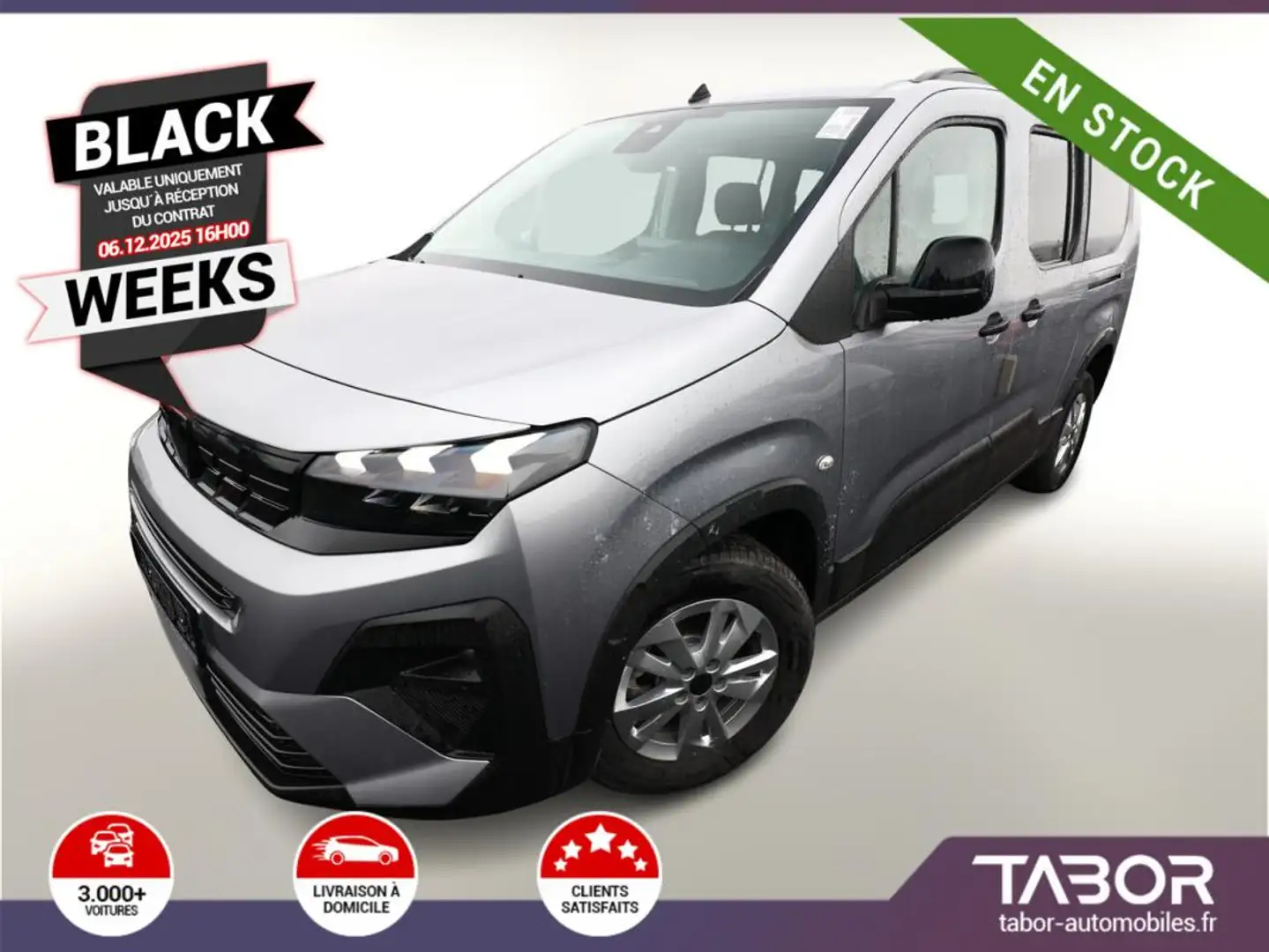 Peugeot Rifter Allure 130 EAT8 LONG 7-S StyleP Gris - 1