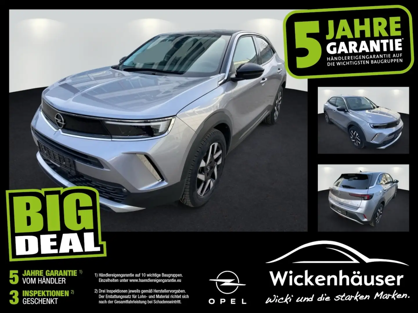 Opel Mokka-E Mokka e Elegance Klimaautomatik, 180° Kamera Silber - 1