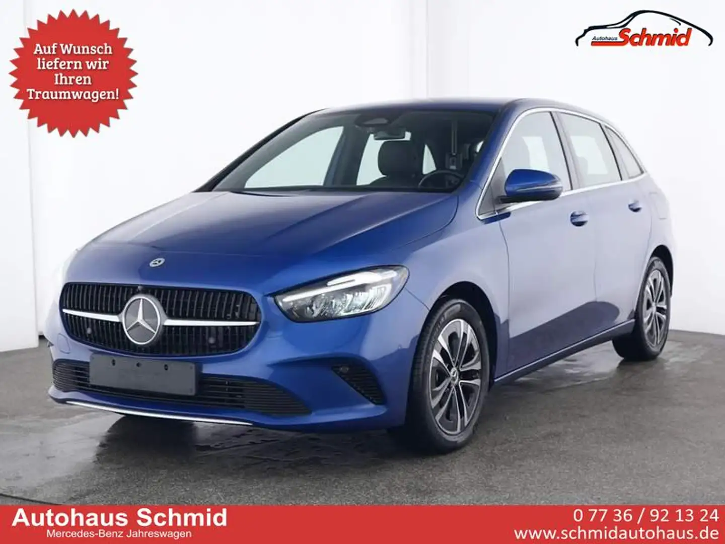 Mercedes-Benz B 250 e, Prog.Adv., Wint.-Pak., Kamera, Spiegel-Paket... Blau - 1