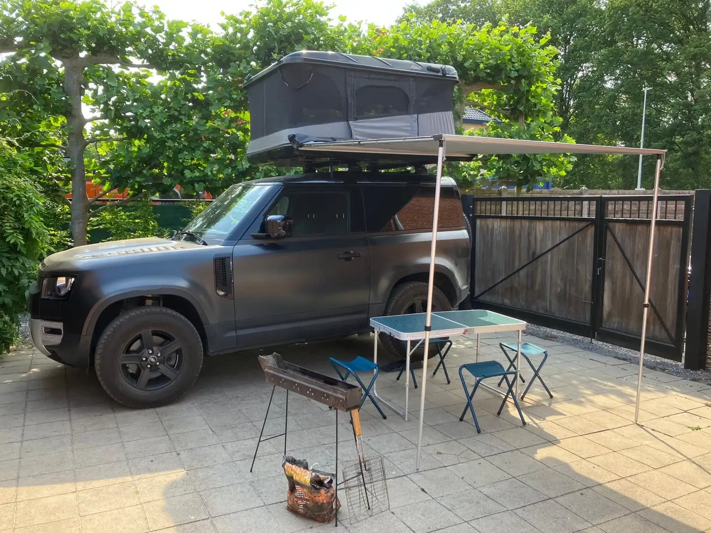 Land Rover Defender 90 Hard Top D200 || Daktent || Lichte vracht || Gris - 1