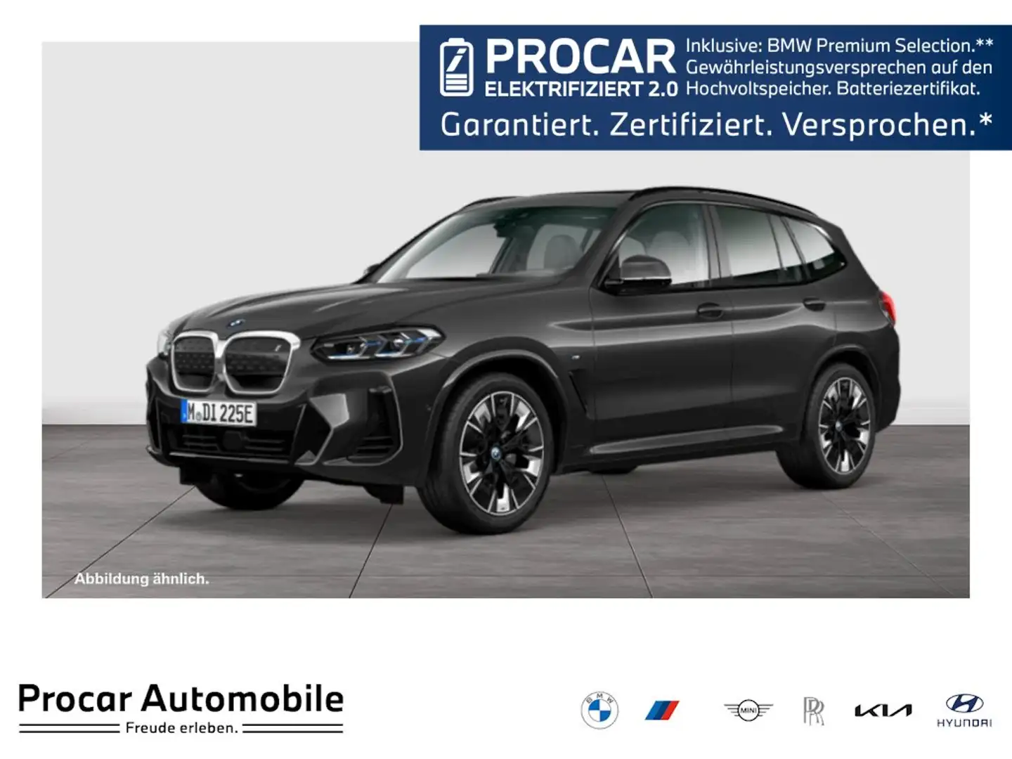 BMW iX3 M SPORT M Sport HUD PANO ACC 360°KAM RFK LM Grau - 1