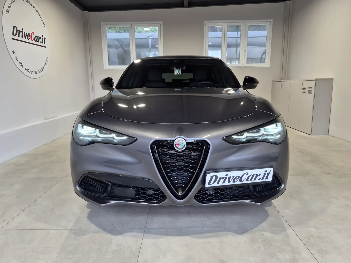 Alfa Romeo Stelvio VELOCE Q4 AT8 2.2 MTJ 210CV TOTAL BLACK C20" Grigio - 2