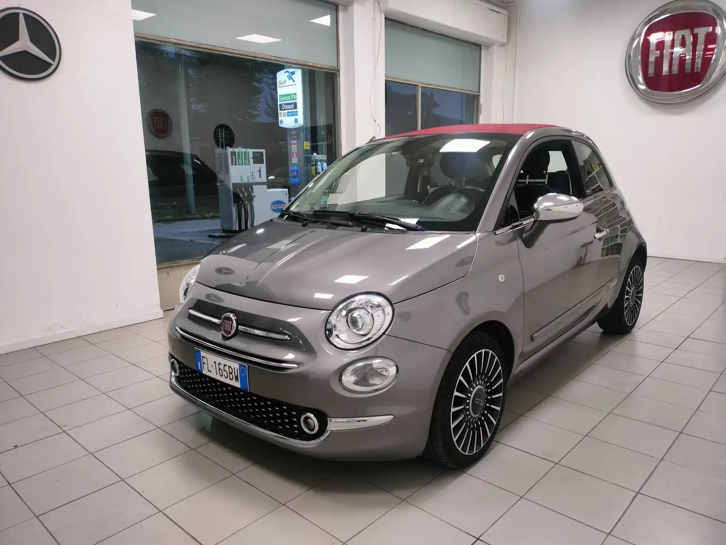Fiat 500C CABRIO 900 BENZINA ***CAMBIO AUTOMATICO Grau - 1