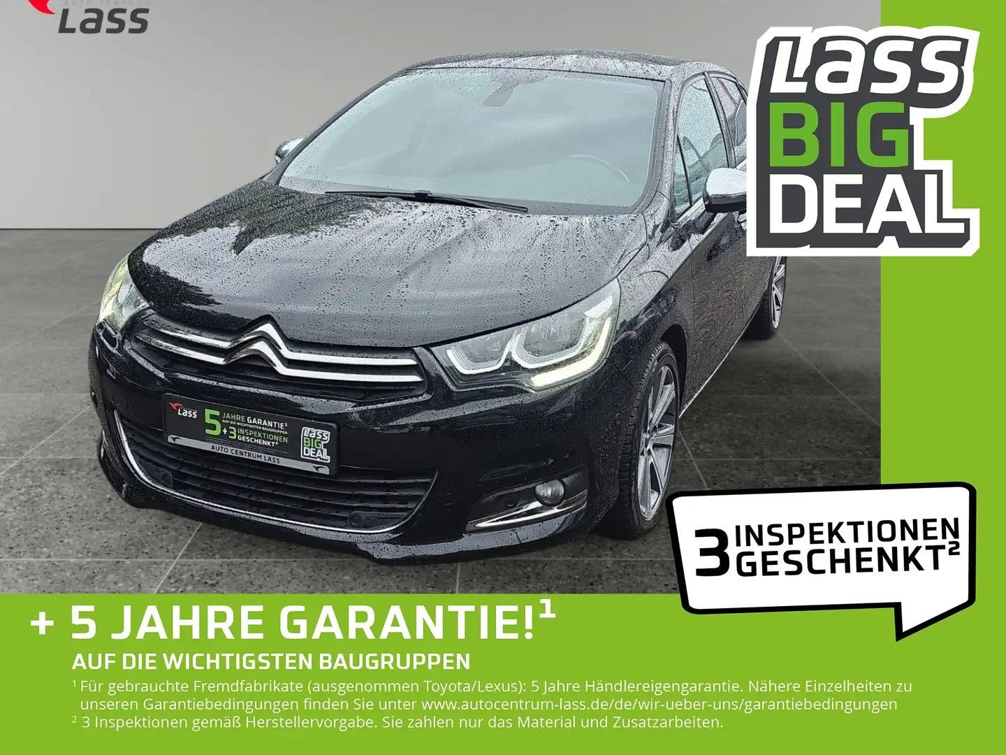 Citroen C4 1.2 e-THP/PureTech 130 Selection  AUT Zwart - 1