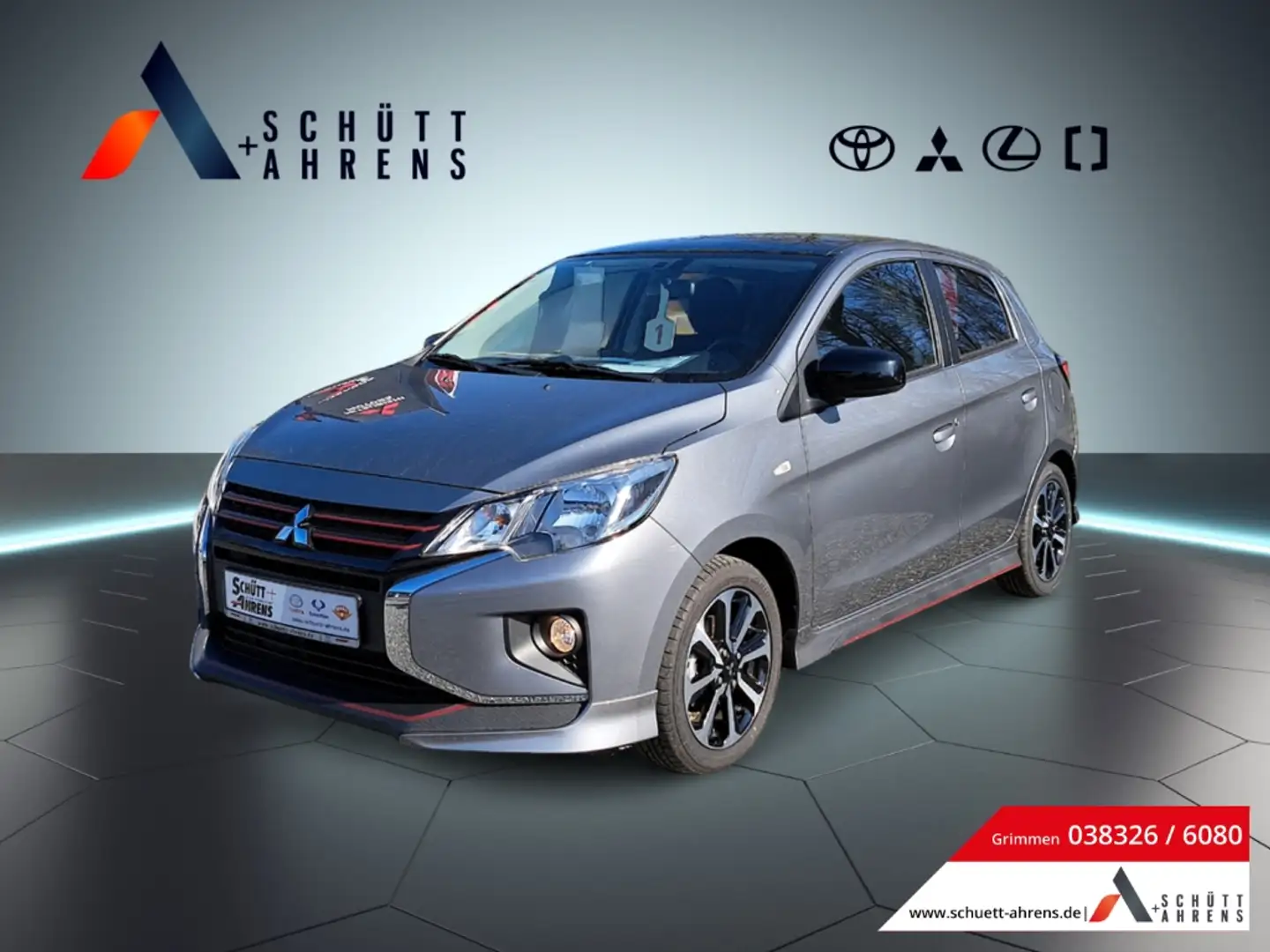 Mitsubishi Space Star Spirit+ Black 1.2 MIVEC M T SHZ Android Auto Apple Gris - 1