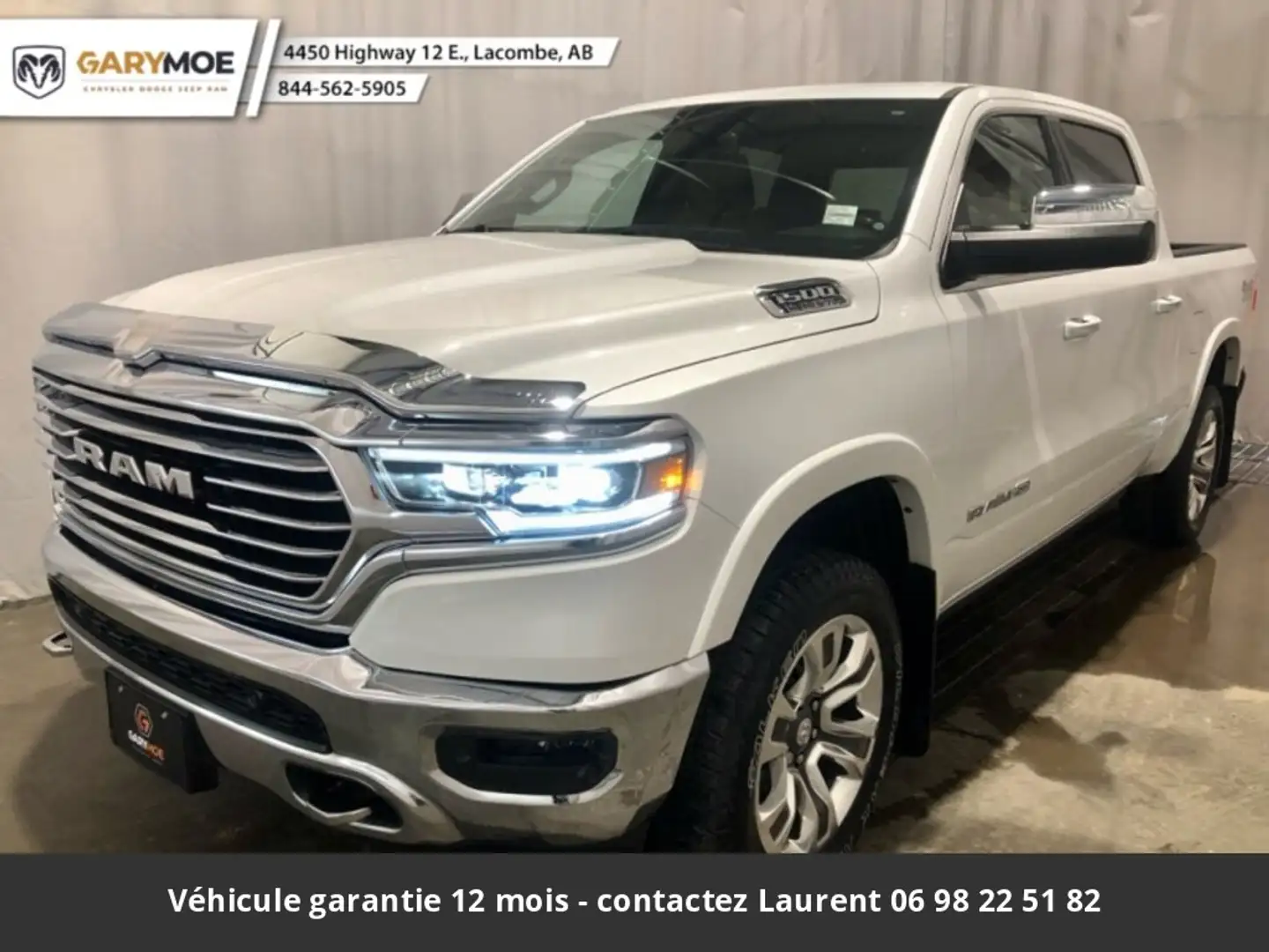 Dodge RAM Longhorn 12P Crew Cab 4x4 Tout compris hors homolo Blanc - 1