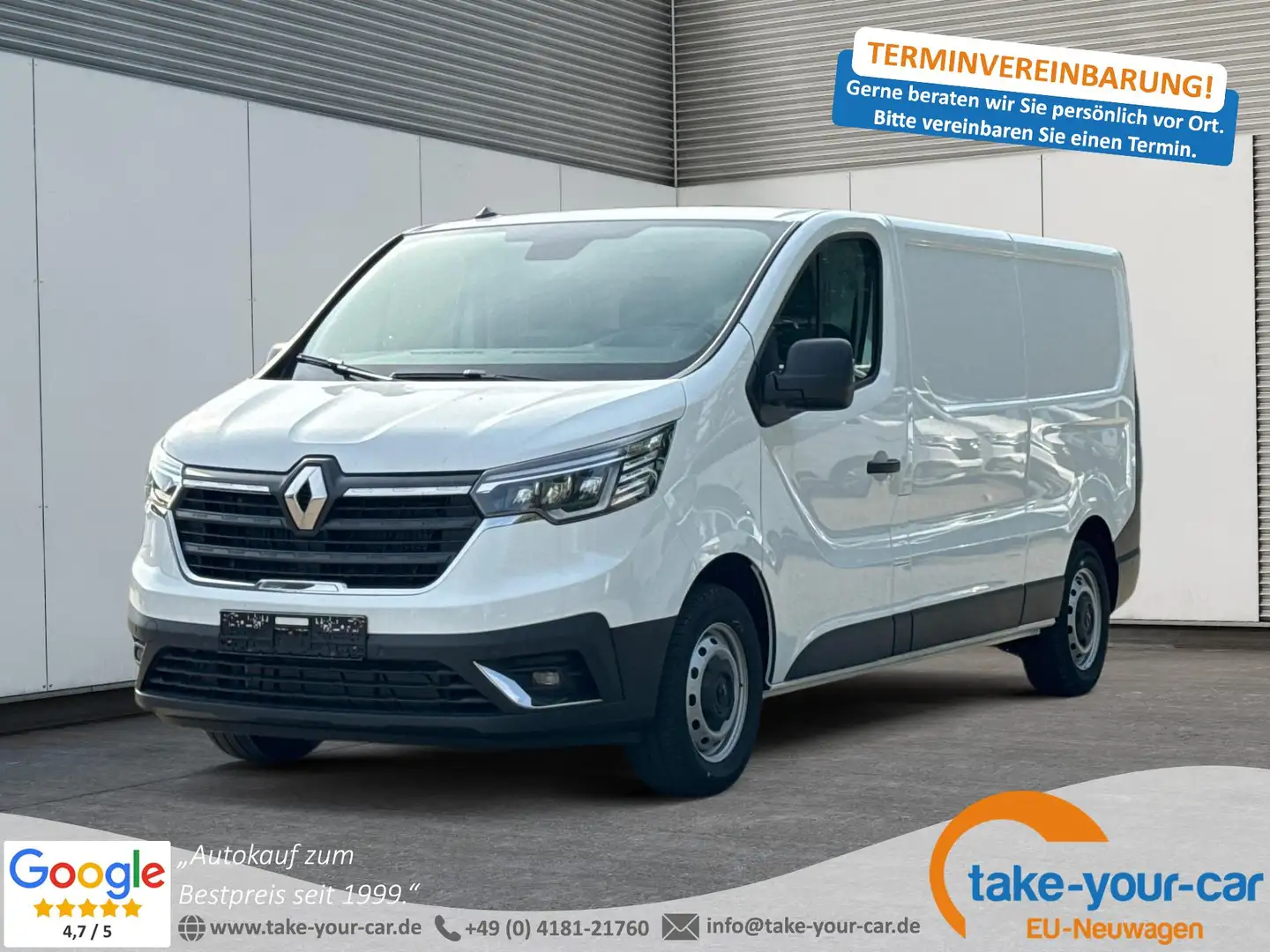 Renault Trafic L2H1 3,07t+KAMERA+PDC+AHK+GJR+LED Blue dCi 130 ... Blanco - 1