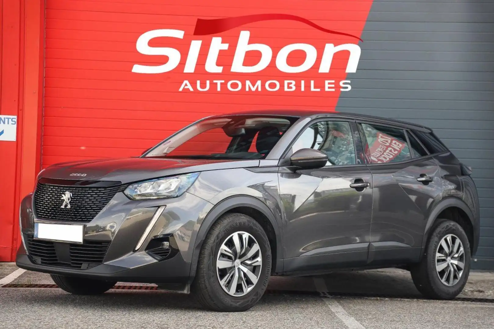 Peugeot 2008 1.2i PureTech 100 Active Business GPS CARPLAY ANDR Gris - 1