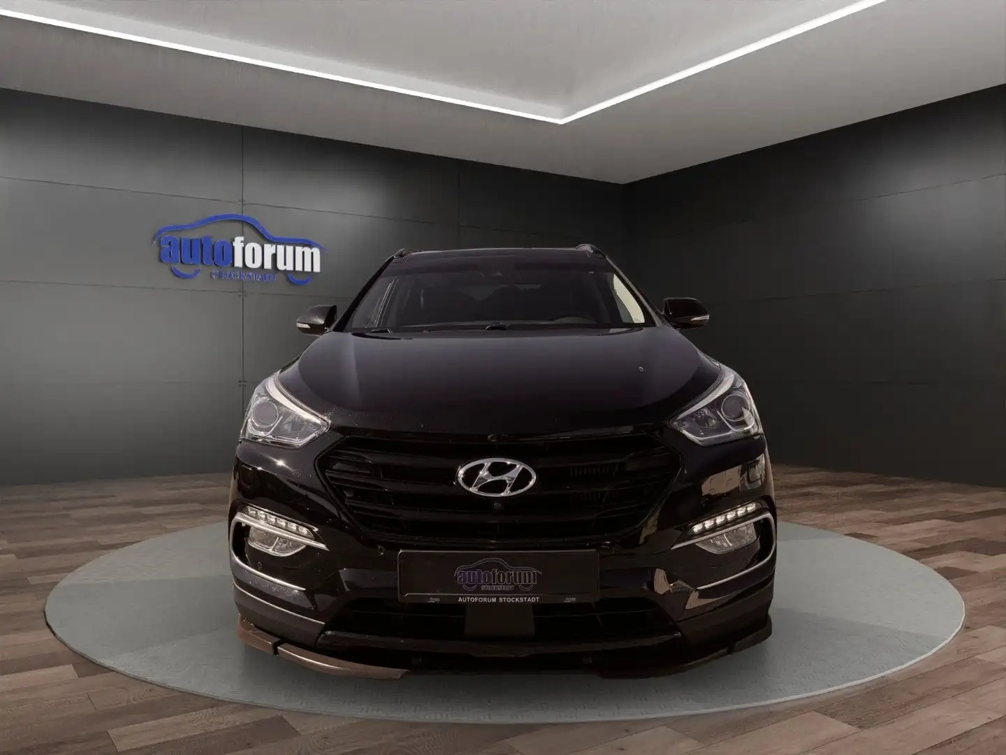 Hyundai SANTA FE blue Premium 4WD °AHK°ACC°PANO°BI-XENON Noir - 2