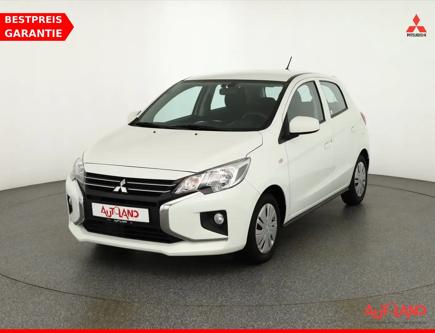 Mitsubishi Space Star 1.2 Klima DAB Bluetooth USB 1.Hand Weiß - 1