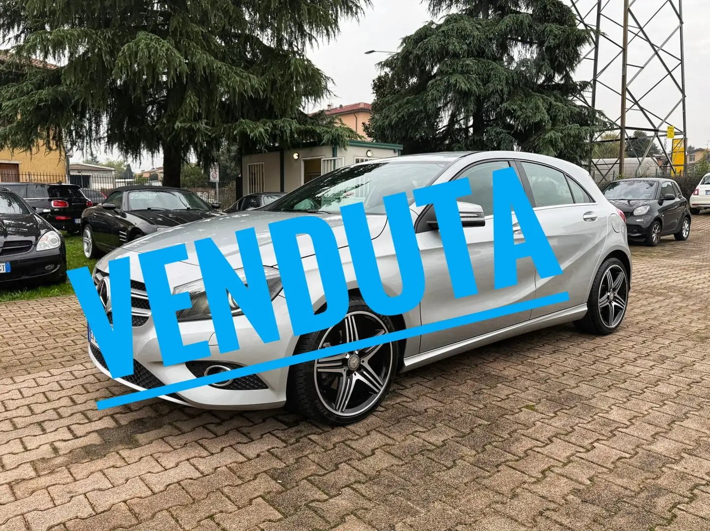Mercedes-Benz A 200 A 200 Sport AUTOMATICA NAVIGA '18 AMG CRUISE SEDIL Argento - 1