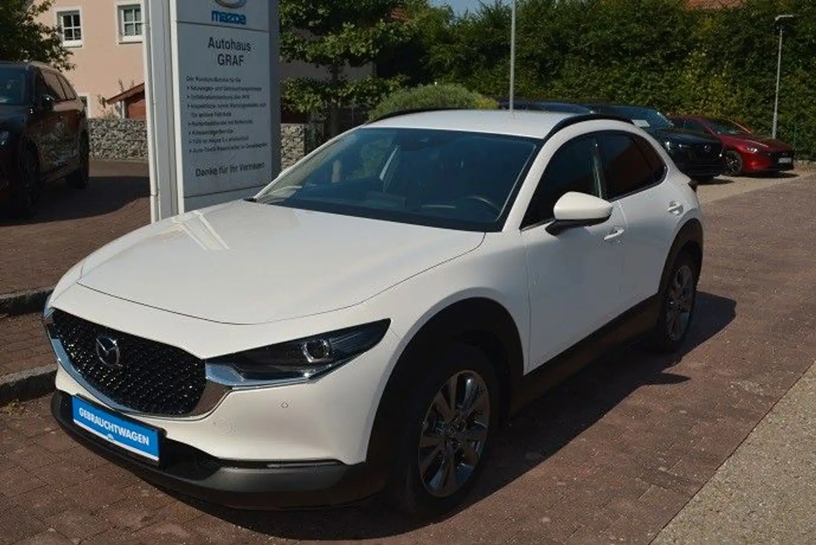 Mazda CX-30 Selection AWD NAVI LED 360° AHK Dachreling Weiß - 2