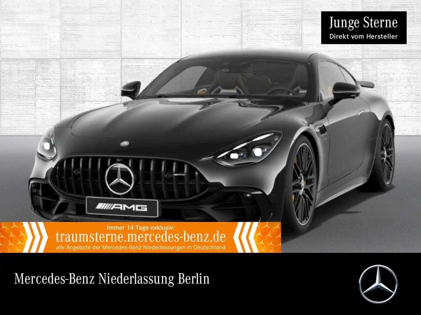 Mercedes-Benz AMG GT 43  Cp. Perf-Sitze Pano Burmester Distr+ 9G Schwarz - 1