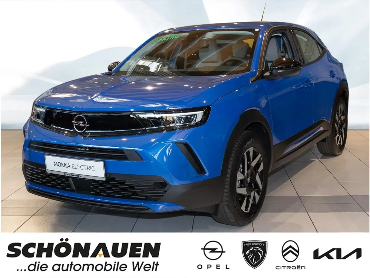 Opel Mokka ELEKTRO ELEGANCE +CARPLAY+RFK+MET++ Blau - 1