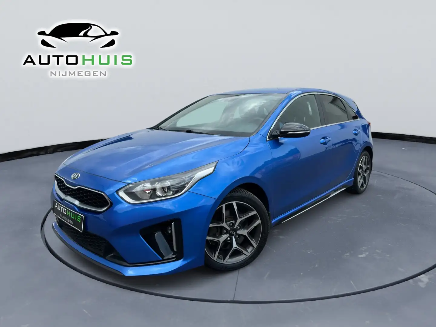 Kia Ceed / cee'd 1,4 T-GDI GT LINE Automaat navi Stoelverwarming Ac Blauw - 1