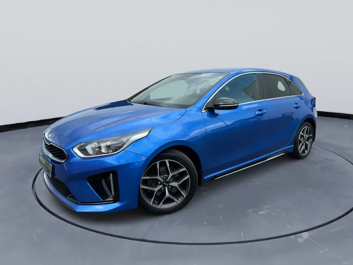 Kia Ceed / cee'd 1,4 T-GDI GT LINE Automaat navi Stoelverwarming Ac Blauw - 2
