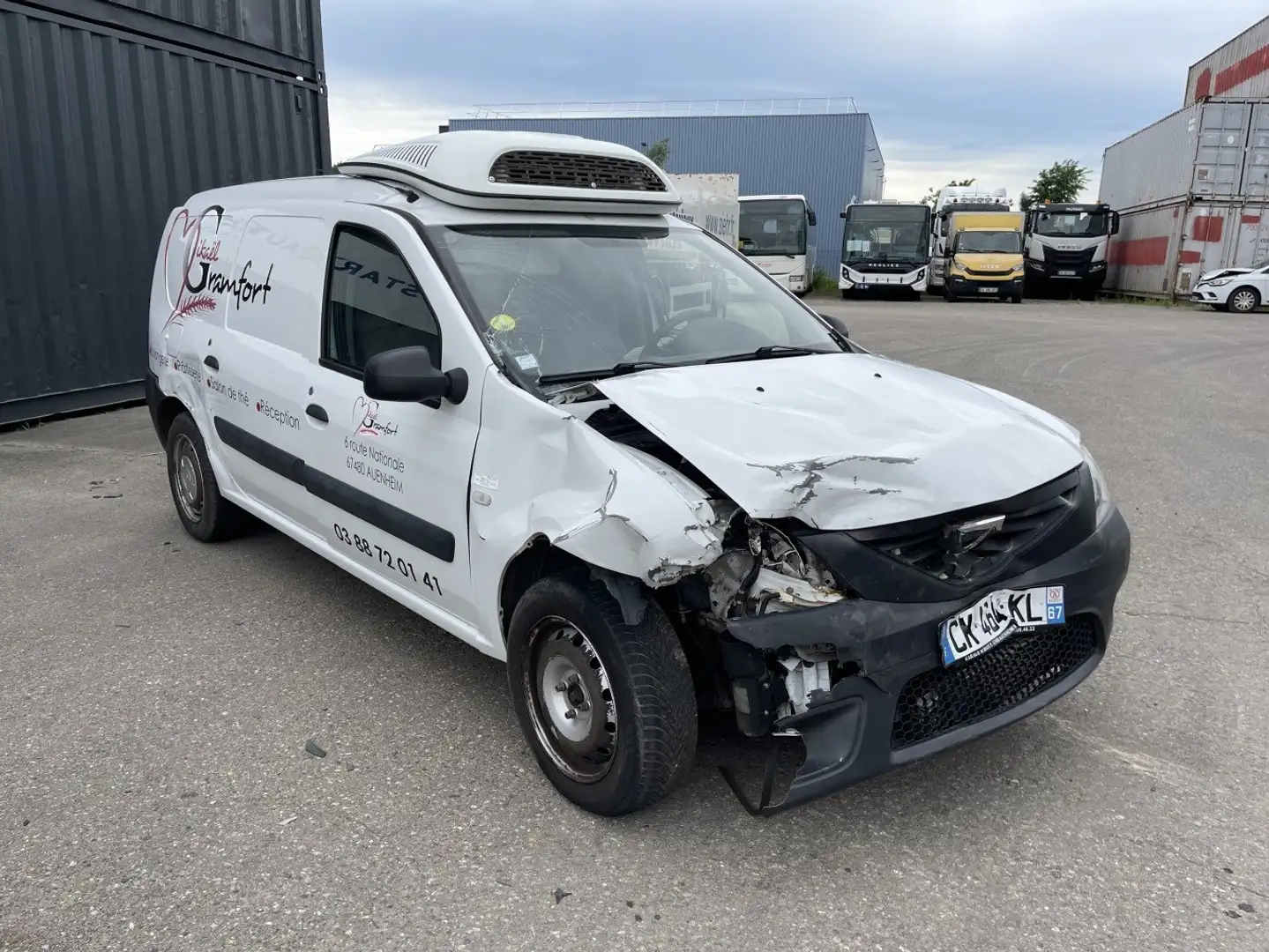 Dacia Logan LOGAN 1.5 DCI FOURGON FRIGORIFIQUE Blanc - 2