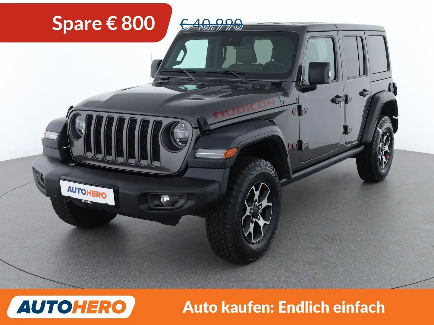 Jeep Wrangler 2.2 CRDi Rubicon Grau - 1