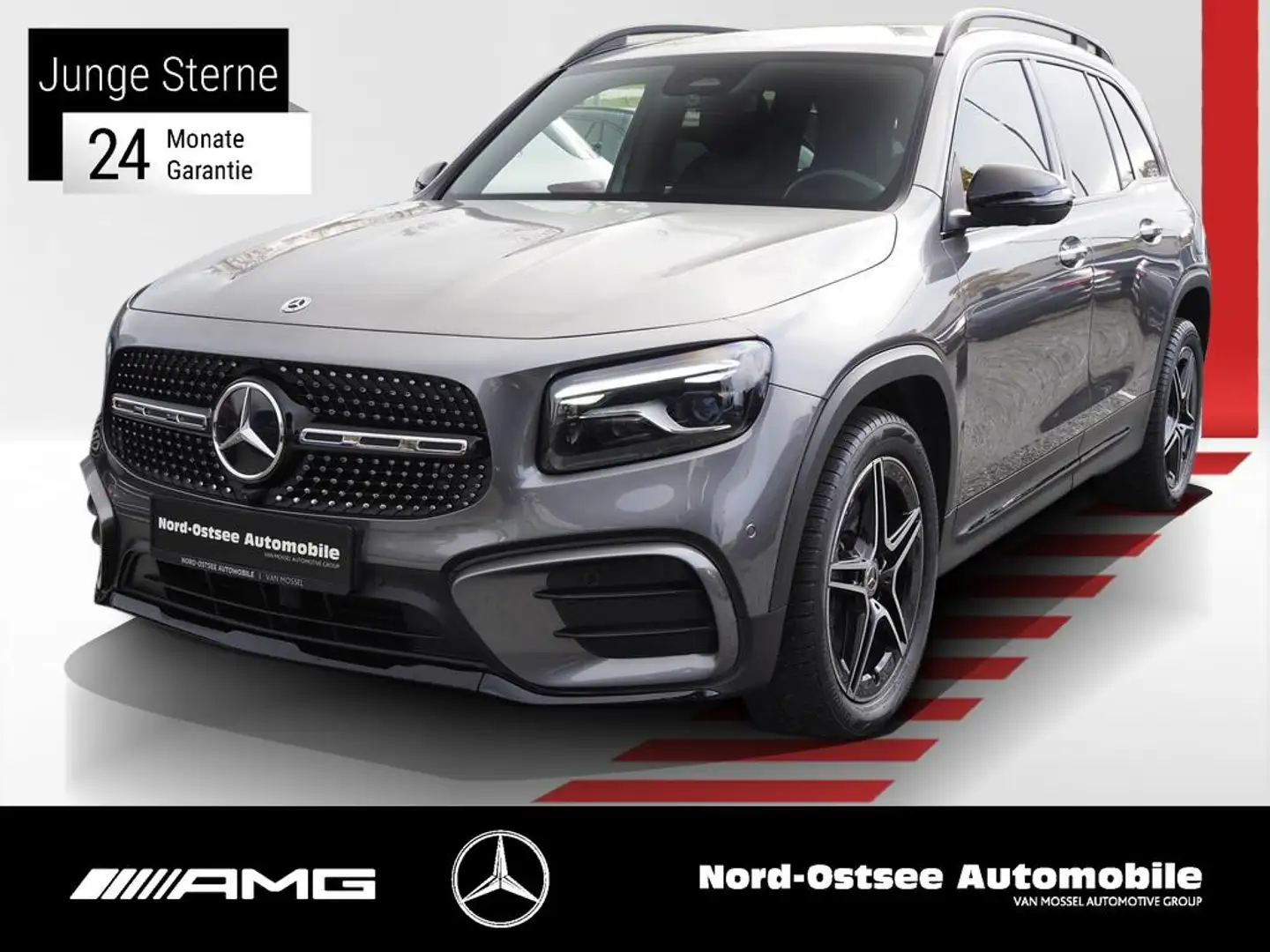Mercedes-Benz GLB 200 AMG 360°-KAM NAVI KEYLESS SHZ MULTIBEAM Grau - 1