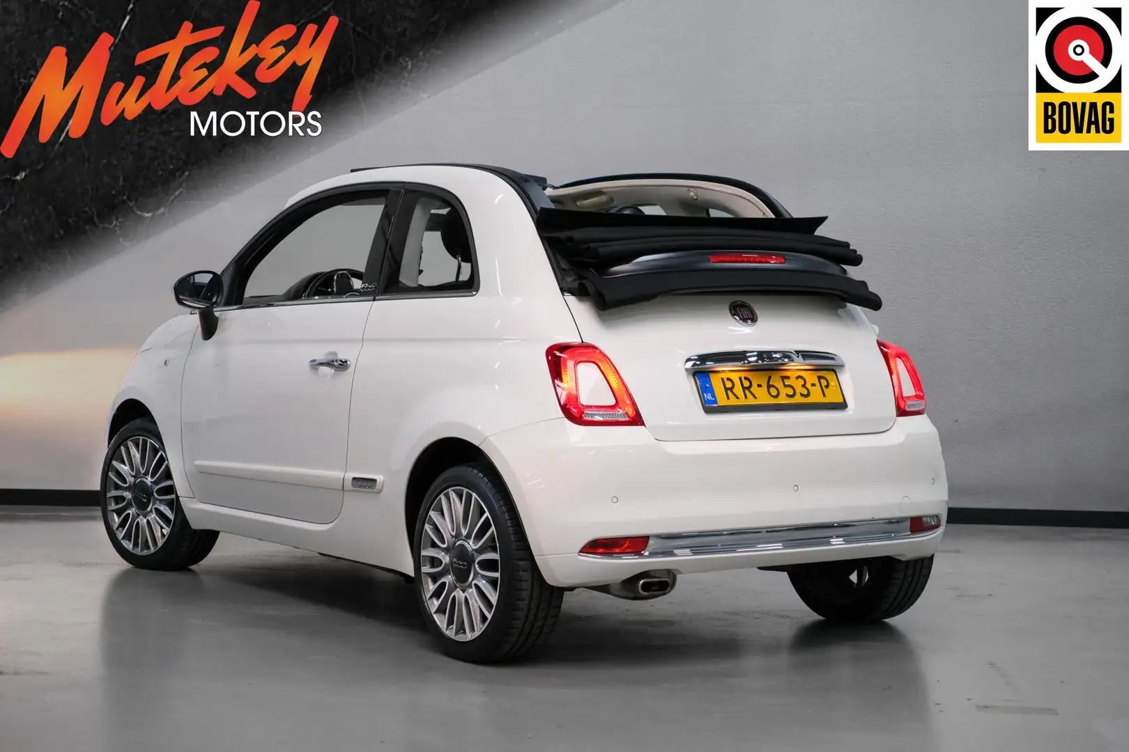 Fiat 500C 1.2 Lounge |CABRIO|AIRCO|LED|CARPLAY Blanc - 2