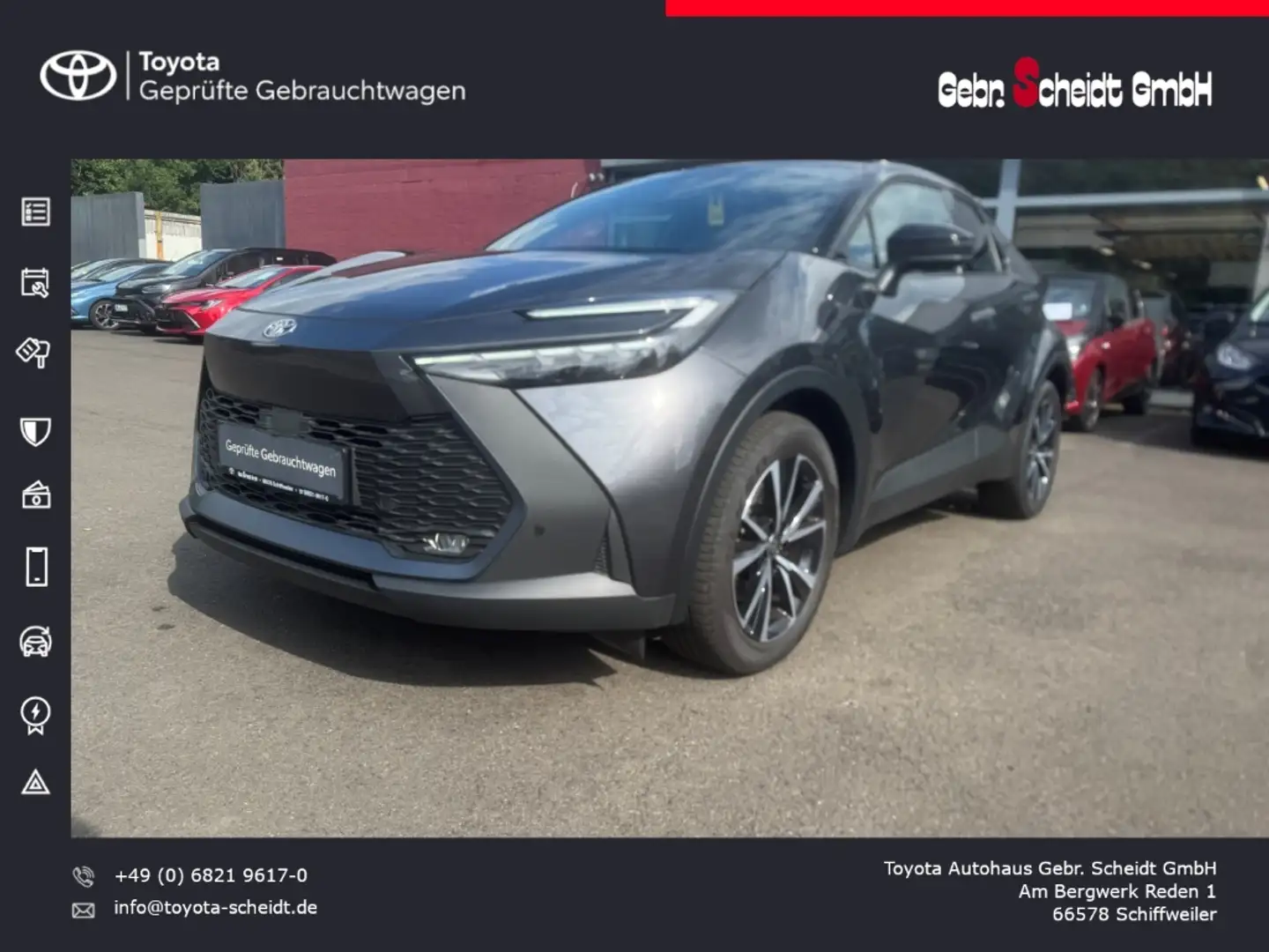 Toyota C-HR Plug-In Hybrid Team D 2.0 EU6e Rückfahrkamera LED- Grau - 1