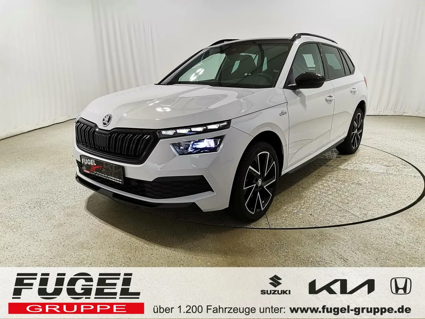 Skoda Kamiq 1.5 TSI DSG Monte Carlo Pano|AHK|Virt.|Winter|LED| Weiß - 1