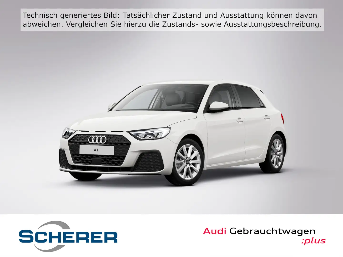 Audi A1 30 TFSI S tronic LED SHZ EPH hi. Weiß - 1