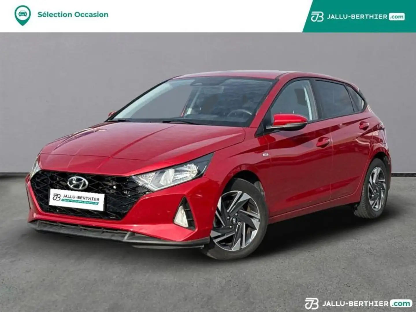 Hyundai i20 1.0 T-GDi 100ch Hybrid Business DCT-7 Rood - 1