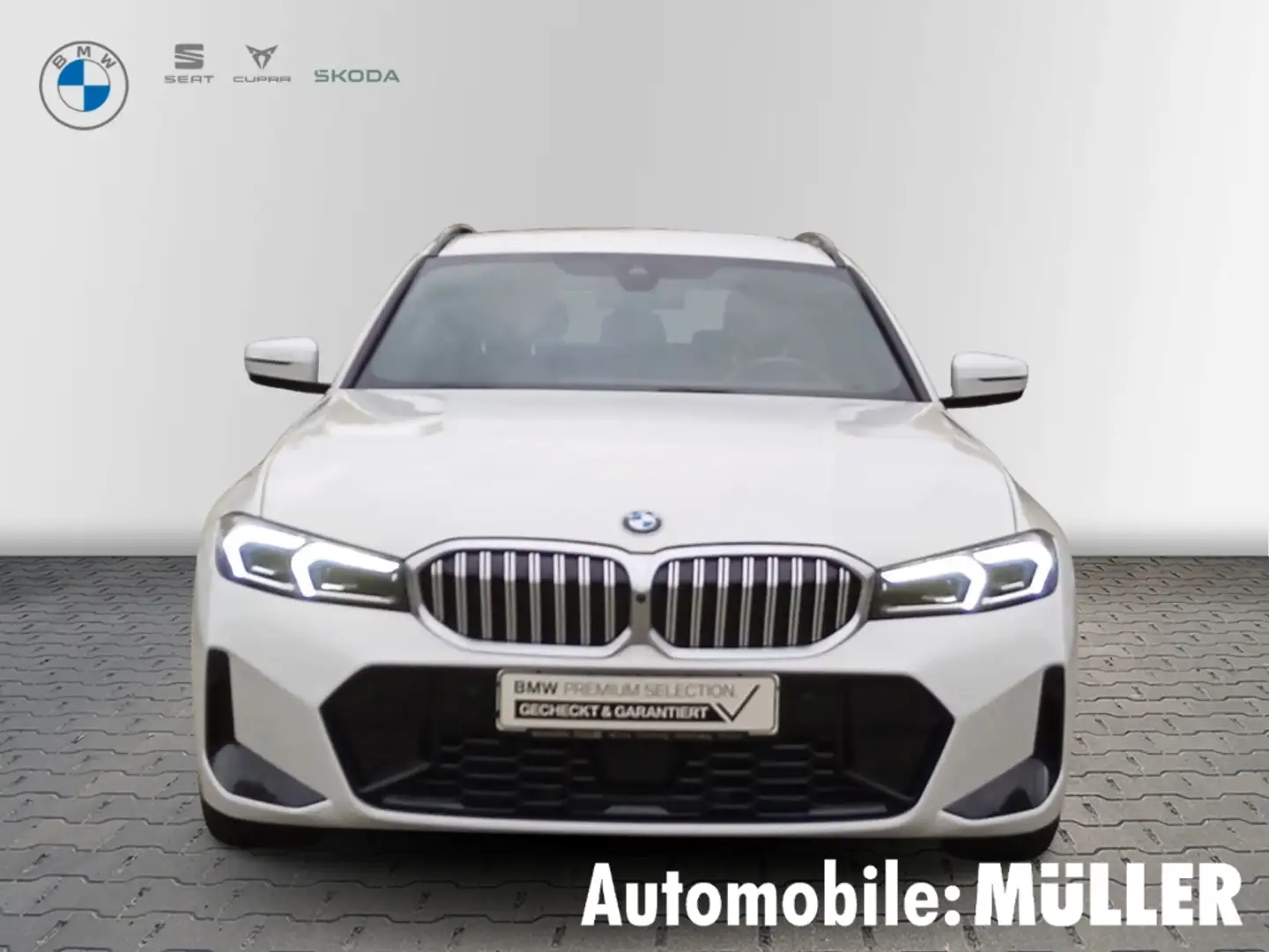 BMW 330 d xDrive Touring*MSport*AHK*ACC*Keyless*HiFi*Ad.LE Weiß - 2