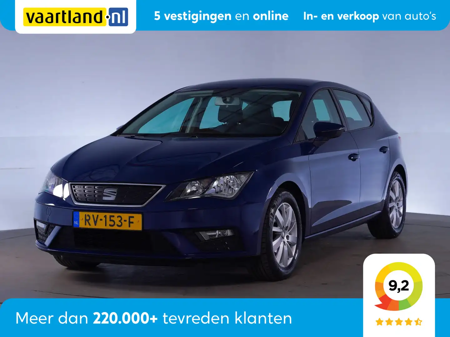 SEAT Leon 1.0 TSI Reference [ Airco Cruise LMV ] Blauw - 1