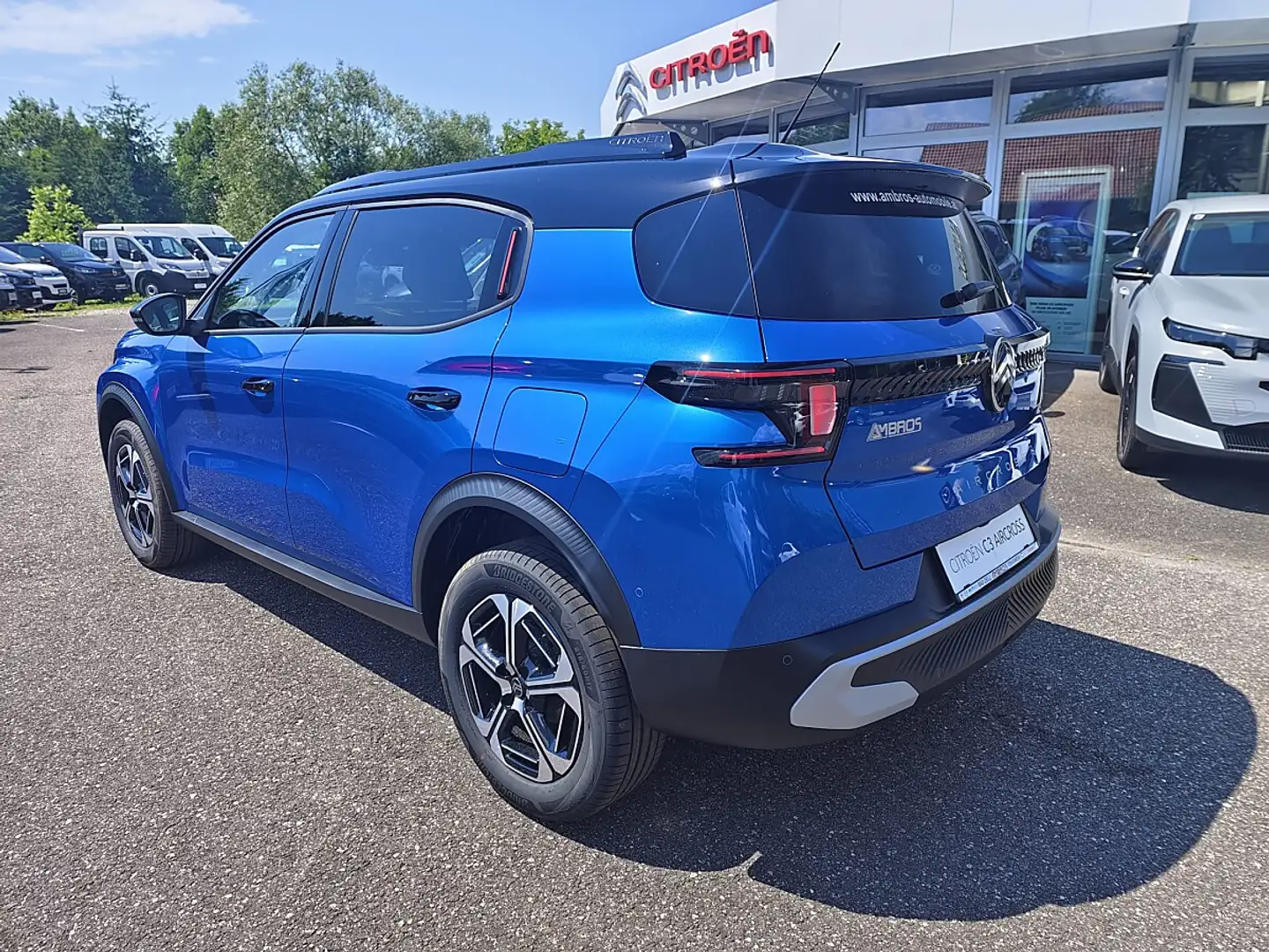 Citroen C3 Aircross Hybrid mHEV 145 Max ë-DSC6 Vorführwagen Blau - 2
