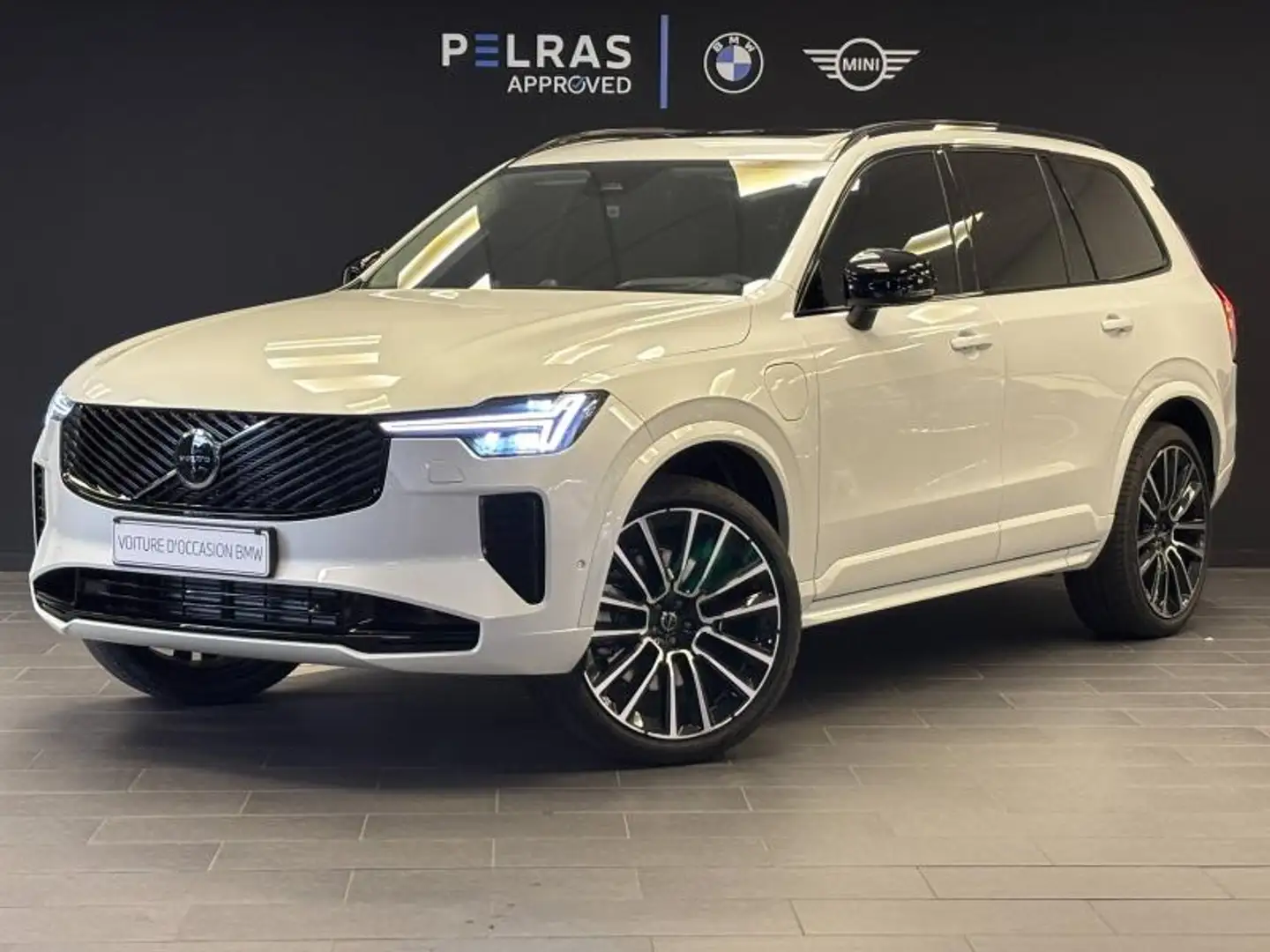 Volvo XC90 T8 AWD 310 + 145ch Ultimate Style Dark Geartronic Blanc - 1