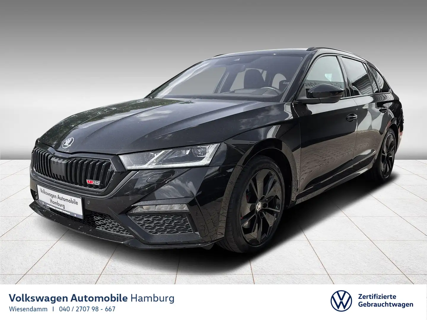 Skoda Octavia Combi RS 2.0 TDI DSG ACC/HUD/LED/KAMERA Schwarz - 1