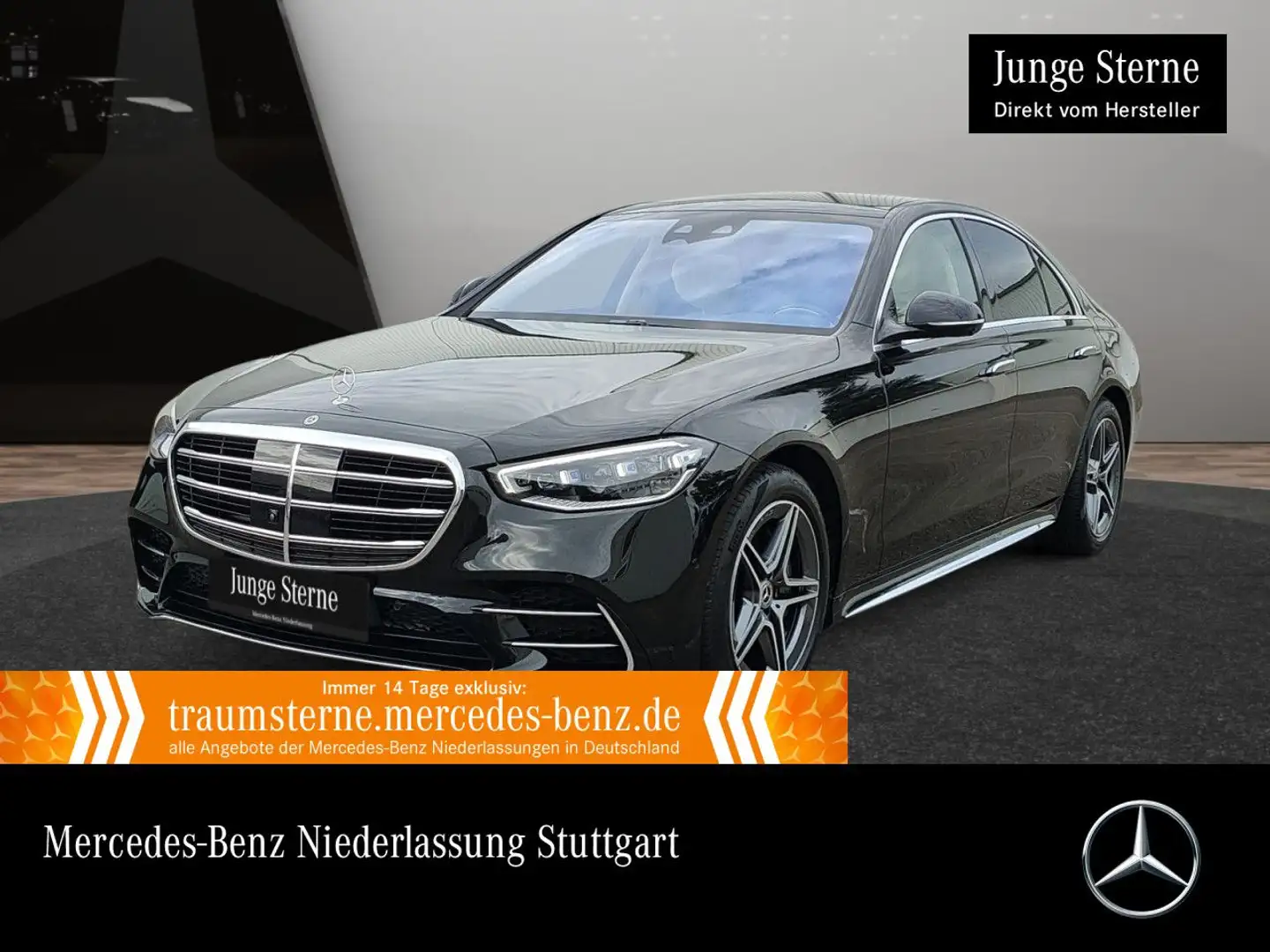Mercedes-Benz S 600 S 580 e AMG+PANO+DIGITAL-L+BURMESTER3D+FAHRASS+19" Noir - 1