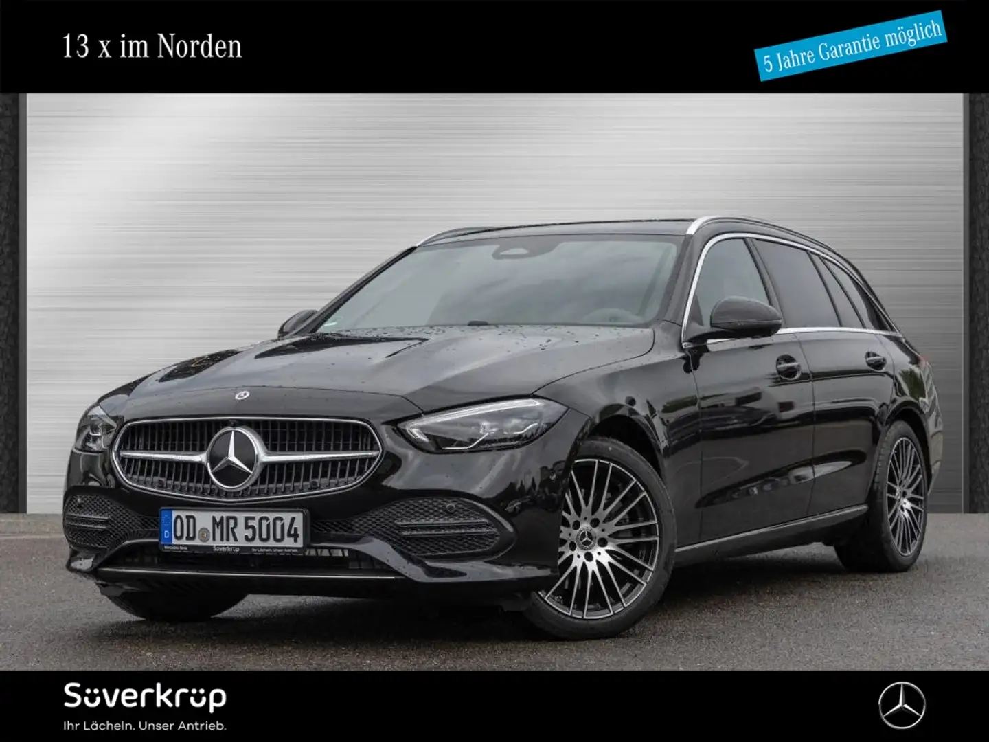Mercedes-Benz C 200 d T AVANTGARDE MEMO 360 AHK DISTR KAMERA Schwarz - 1