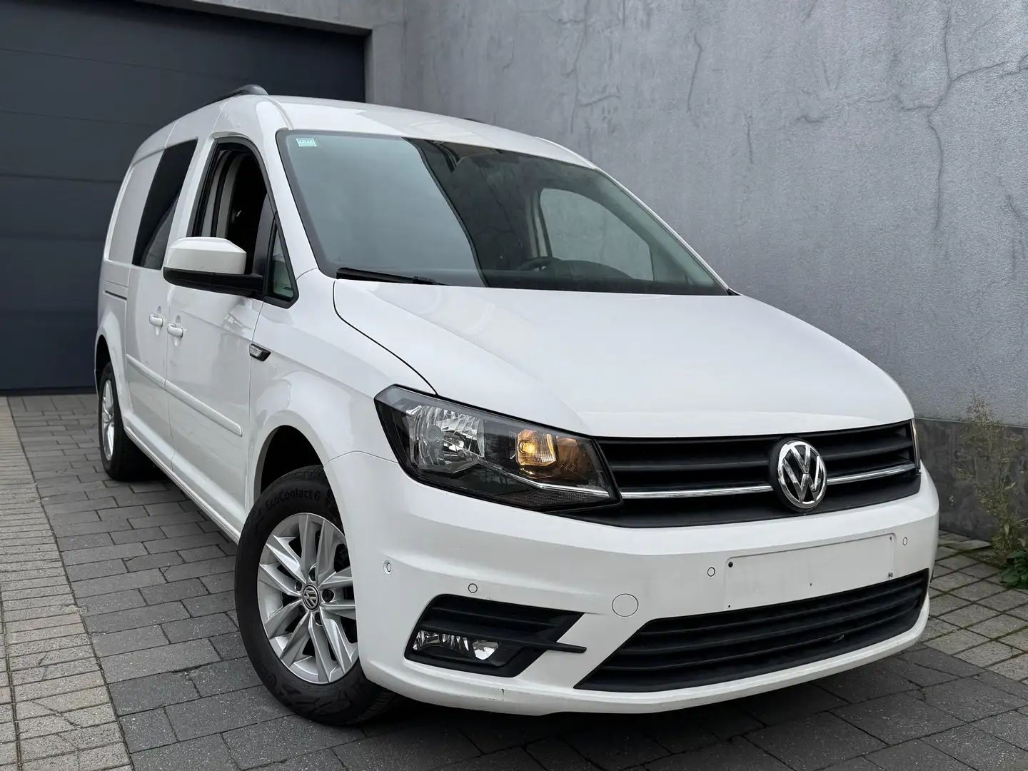 Volkswagen Caddy Caddy 2.0 TDI DSG Maxi 108000 KM LICHT VRACT Wit - 1