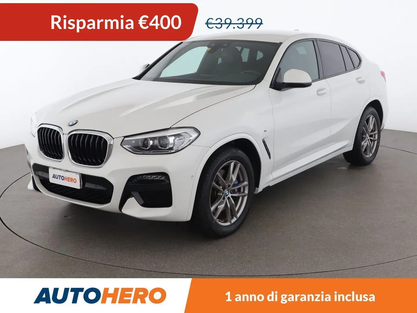 BMW X4 xDrive 20d Msport MHEV Bianco - 1