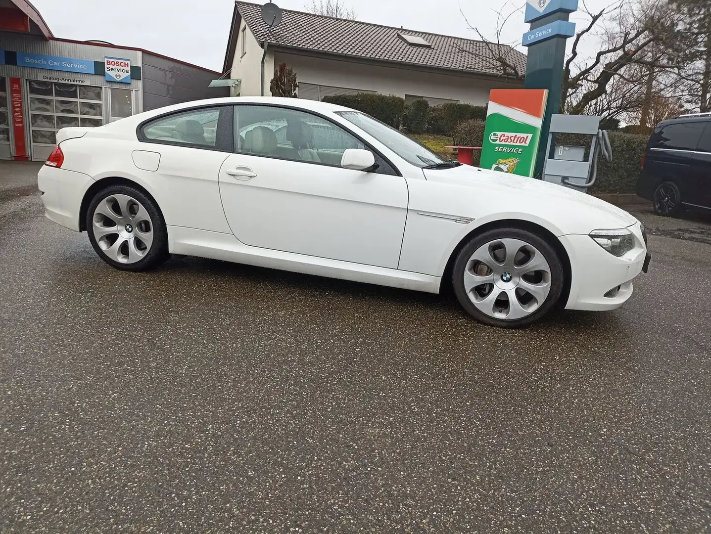 BMW 650 i Coupe, Navi, Klima, SHZ, Vollleder, PDC v+h Blanc - 2