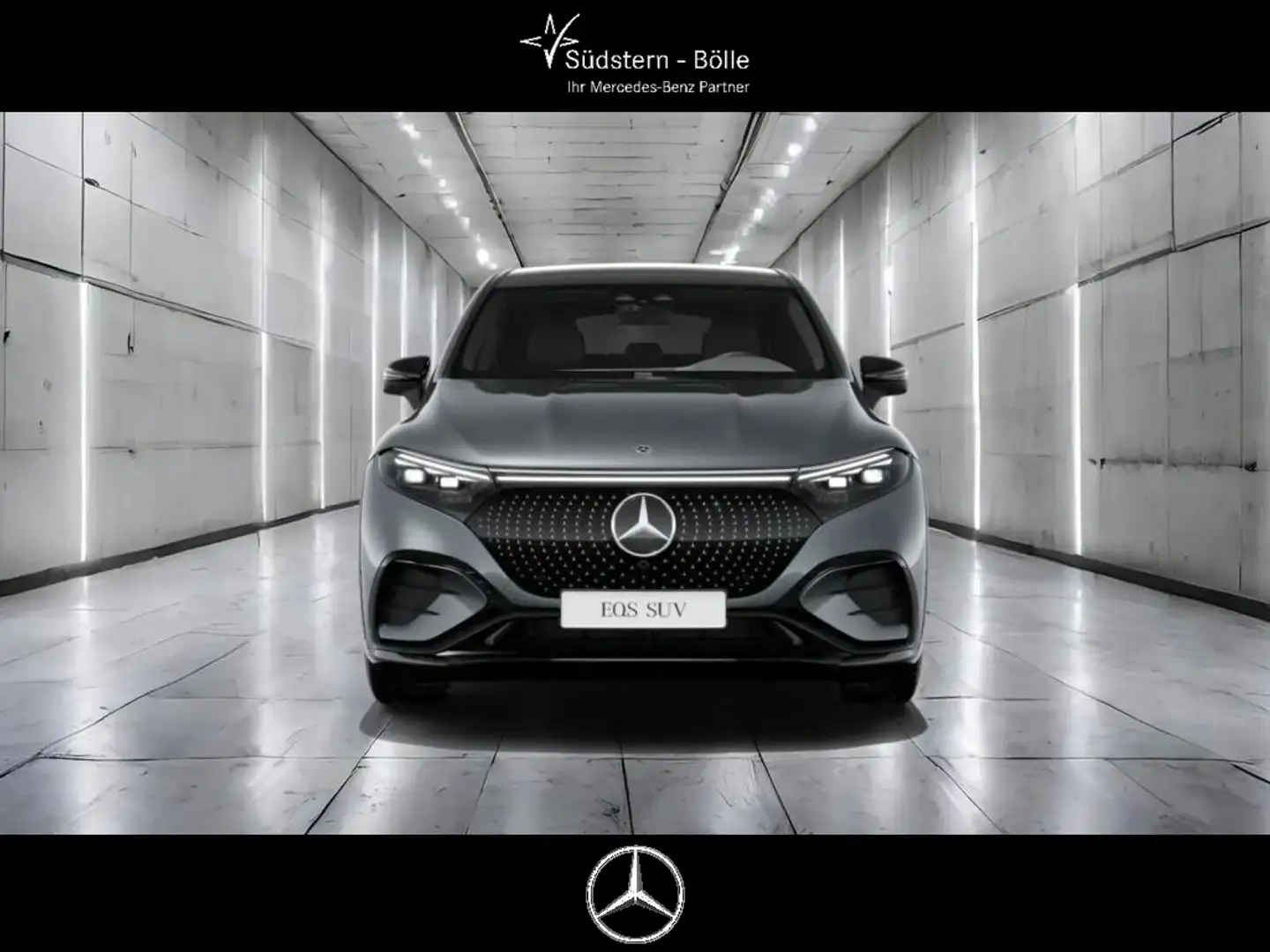 Mercedes-Benz EQS SUV EQS 580 4M SUV AMG+NIGHT+PANO+AHK+DISTRONIC Šedá - 2