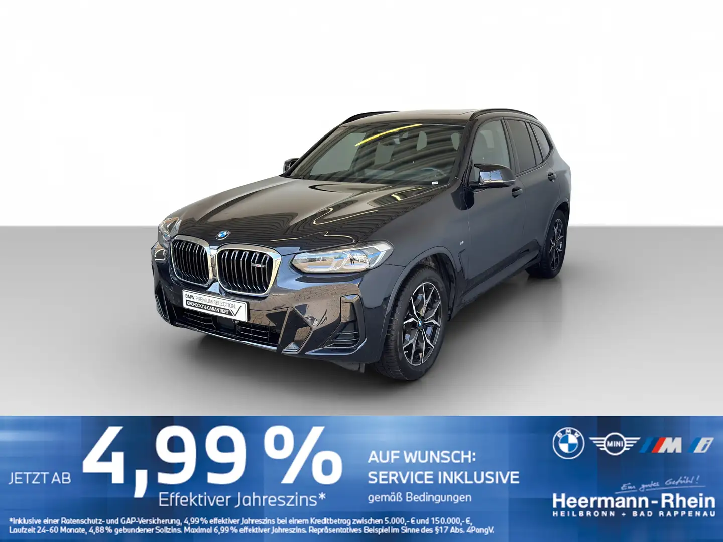 BMW X3 M 40iA M Paket LiveCock.Standh.Laserl.HUD.AHK. Schwarz - 2