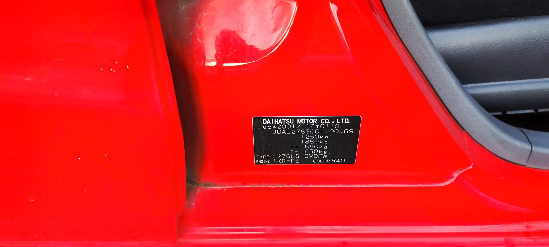 Daihatsu Cuore Červená - 2