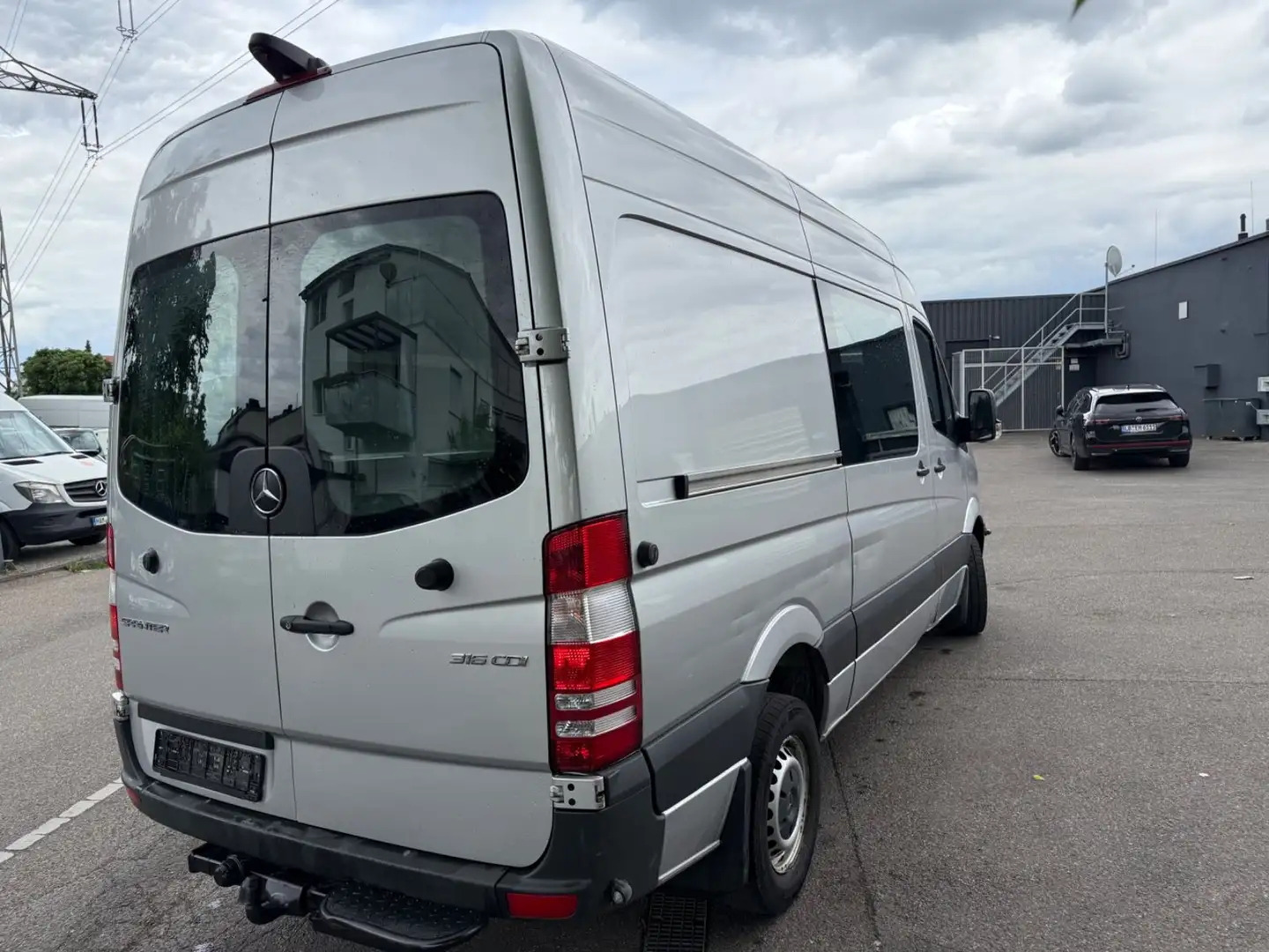 Mercedes-Benz Sprinter II Kasten 316 CDI-Klima-Navi-Kamera-AHK Argent - 2