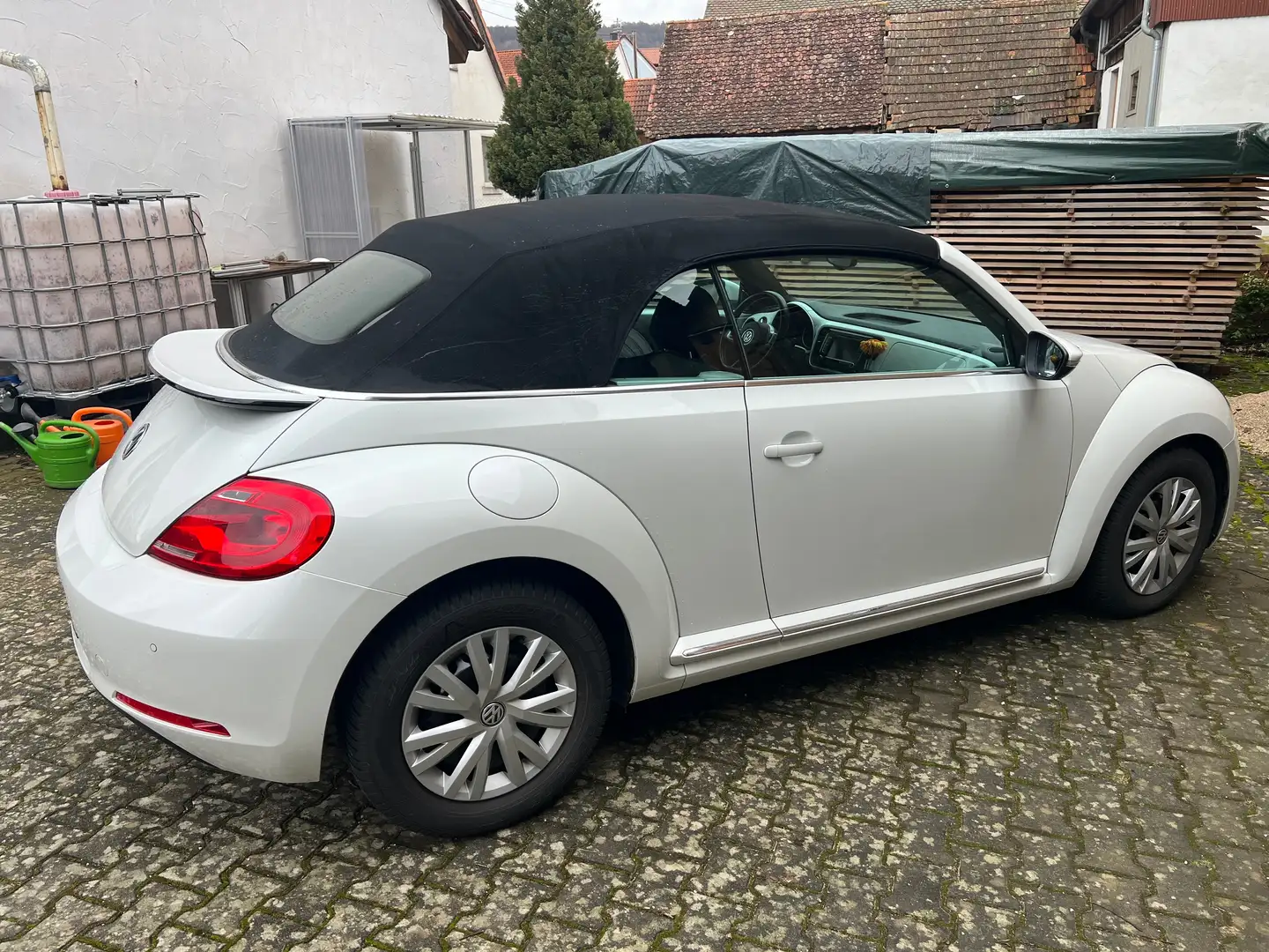 Volkswagen Beetle The Beetle Cabriolet 2.0 TDI DSG Design Weiß - 1